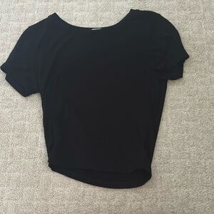 Bozzolo Black Skin Tight Top